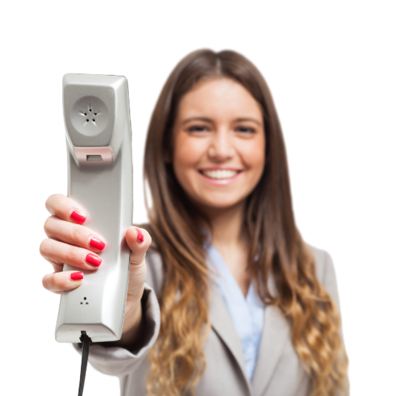 Person holding a phone